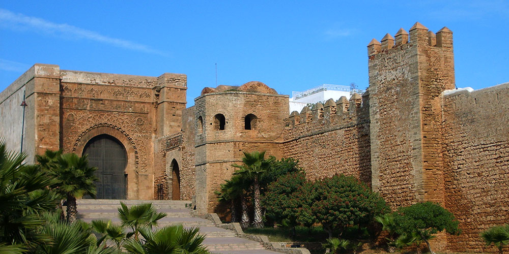 Kasbah från Oudayas i Rabat