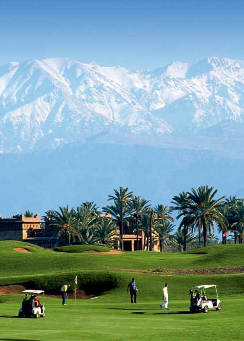 Winter golf, marokka stijl