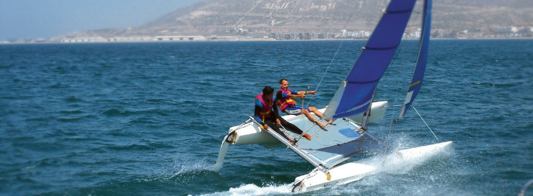 catamaran and others natuticals sports in agadir for your holiday in morocco