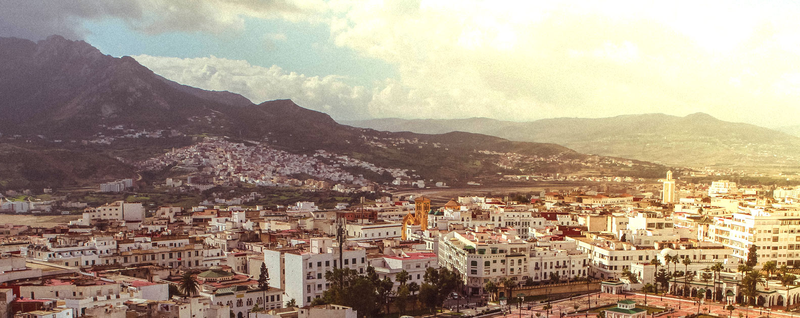 Tetouan, en duva vid Medelhavet