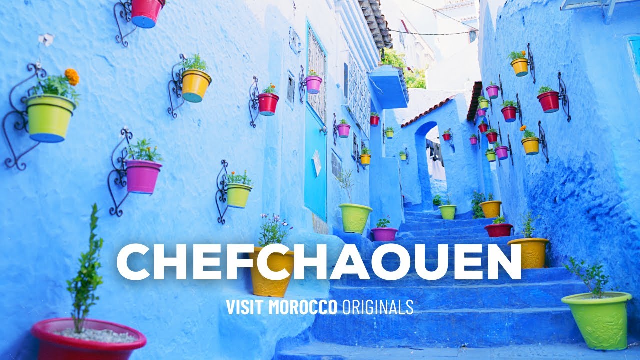 Explore Chefchaouen with Aerial Views and Walking the Blue Streets